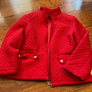 Jane Ashley red jacket